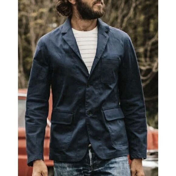 Taylor Stitch The Gibson Jacket Men’s  Variety Sizes In Light Navy Blue NEW - Picture 4 of 14